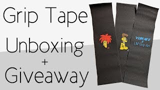 LM Grip Art - Unboxing \u0026 Giveaway | Custom Grip Tape