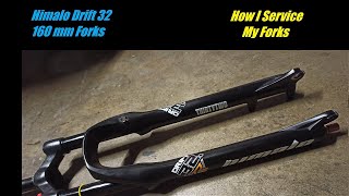 Himalo Drift 32 Fork - How I Service My Forks  (Lower Leg and Air Spring)