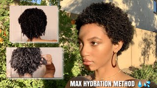 MAX HYDRATION METHOD ON LOW POROSITY HAIR | From Dry to Juicy!