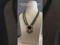 Green Beads Moissanite Polki Necklace From 'Creative Gems and Jewels'