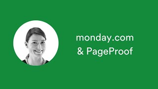 The seamless monday.com proofing integration with PageProof