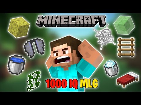 I Did Every Possible Mlg In Minecraft Minecraft Mlg Youtube