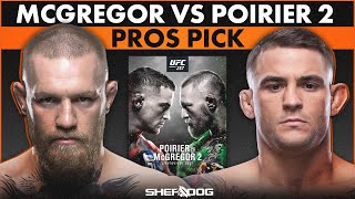 UFC 257 Pros Pick: Conor McGregor vs. Dustin Poirier 2