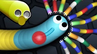 slither.io | trolling with big snakes | funny moments