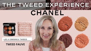 NEW! CHANEL FALL 2022 TWEED COLLECTION | EYE LOOK USING TWEED FAUVE