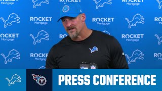 Dan Campbell postgame media availability | 2024 Week 8: Lions vs. Titans