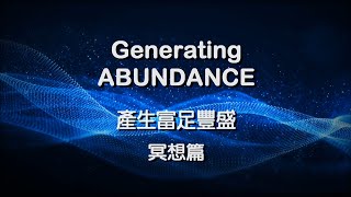 Generating Abundance Meditation 產生富足 冥想篇 Dr. Joe 有關 富足的三個冥想之一。一個讓你富足自由的冥想，準備好迎接你豐裕富足的人生！