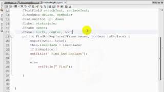 Java Notepad Project(Find And Replace)-part 11