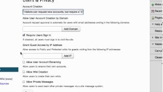 Wikispaces Campus: Site Permissions