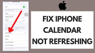How To Fix iPhone Calendar Not Refreshing (2022) | iPhone Calendar Not Syncing