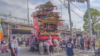 知立祭り2024 試楽 知立神社 山車 宮入り 2024.5.02 愛知県知立市(中新町·本町·西町·宝町·山町)