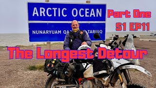 The Dempster Highway the Longest Detour RTW KTM690 S1 Episode 11 Part 1