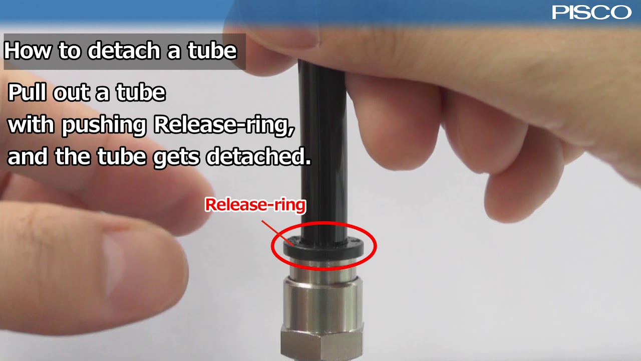 English How To Insert And To Detach A Tube Youtube