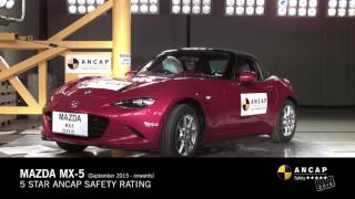 ANCAP CRASH TEST: Mazda MX-5 (September 2015 - onwards)