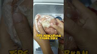 Cara Mencairkan Ayam Beku dengan cepat #tipsmasak #tipsmasakan #dagingbeku #ayambeku #freezer #beku