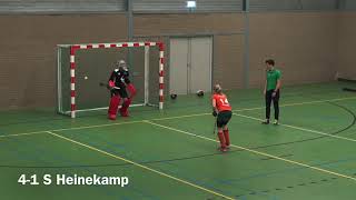 Zaalhockey topklasse Oss MB1-Warande MB1