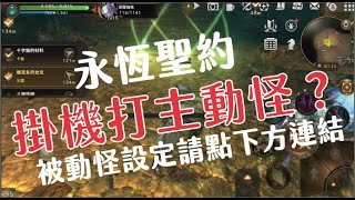 【永恆聖約】「KK爸 KK8」  掛機打主動怪？ 你知道掛機經驗值跟手動解任務經驗值差多少嗎？本片當時是介紹只有掛機打主動怪的部分，如要被動怪設定掛機請點下面影片連結