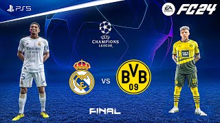 FC 24 - Real Madrid vs Borussia Dortmund | UEFA Champions League Final | PS5™ [4K60]