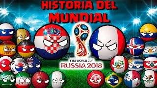 HISTORIA DEL MUNDIAL DE RUSIA 2018 COUNTRYBALL