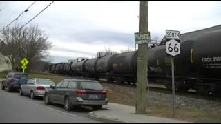 csx q425 westbound @ chatham ny