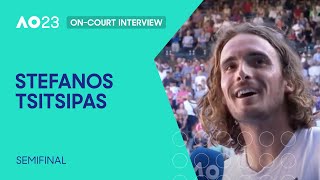 Stefanos Tsitsipas On-Court Interview | Australian Open 2023 Semifinal
