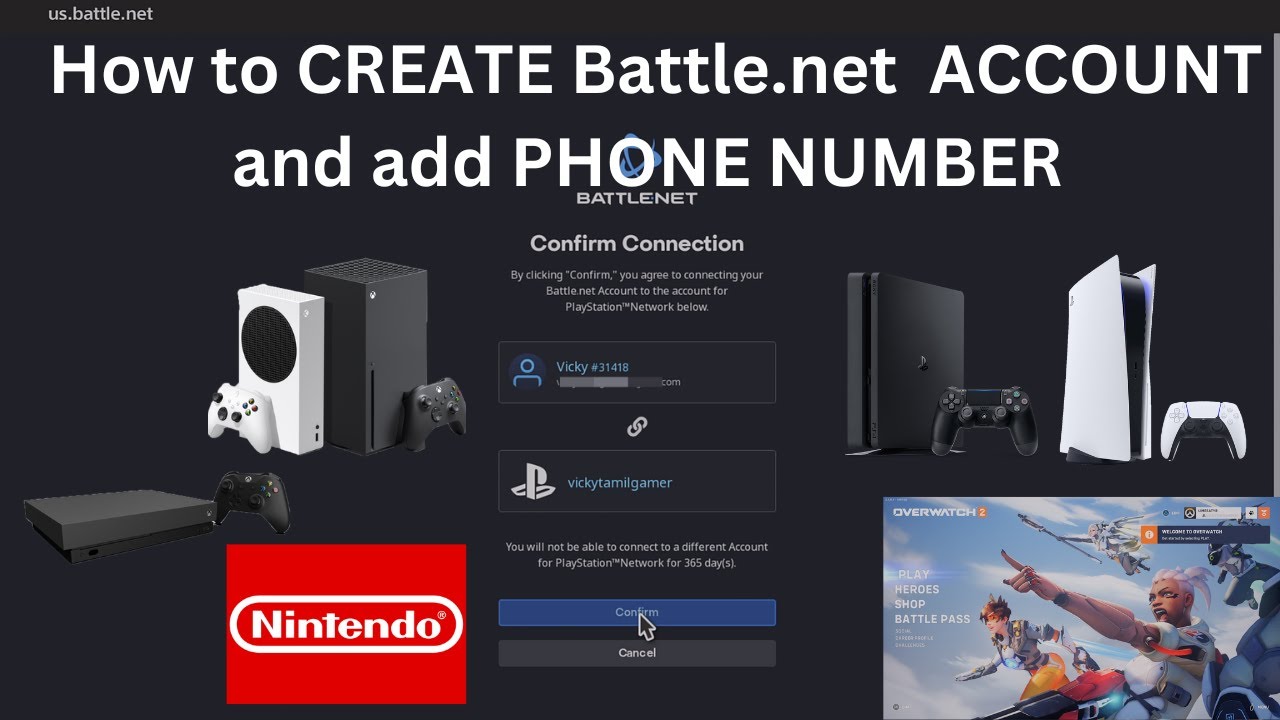 How To Create Battle.net Account In PS5/PS4/XBOX/PC/NINTENDO SWITCH ...