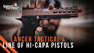 A Look at all of the Lancer Tactical Hi-Capa Airsoft Pistols