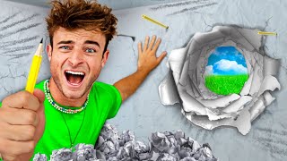 ESCAPING PAPER PRISON Using Only A PENCIL!!
