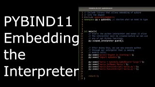 [pybind11] Embedding the Interpreter