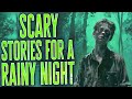 90 Minutes of Scary Stories for Sleep | with Rain Sounds | Black Screen | FT J Nightmares