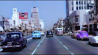 Early 1950s Los Angeles | 4k and Remastered
