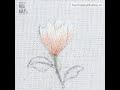 THÊU MẪU HOA NHÍ ĐÂM XÔ ĐƠN GIẢN (Simple long and short stitch flower embroidering for beginners)