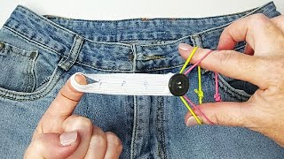 🌺👌7 Jeans Sewing Tricks / Quickly Reduce and Increase Size