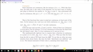 07.0.0 Continuity, Calc with Python