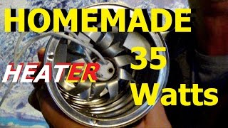 Camping?  Live aboard? LOOK! ~ 35 Watt heater ~ Homemade HEAT Handheld 12 VDC  heater Diy