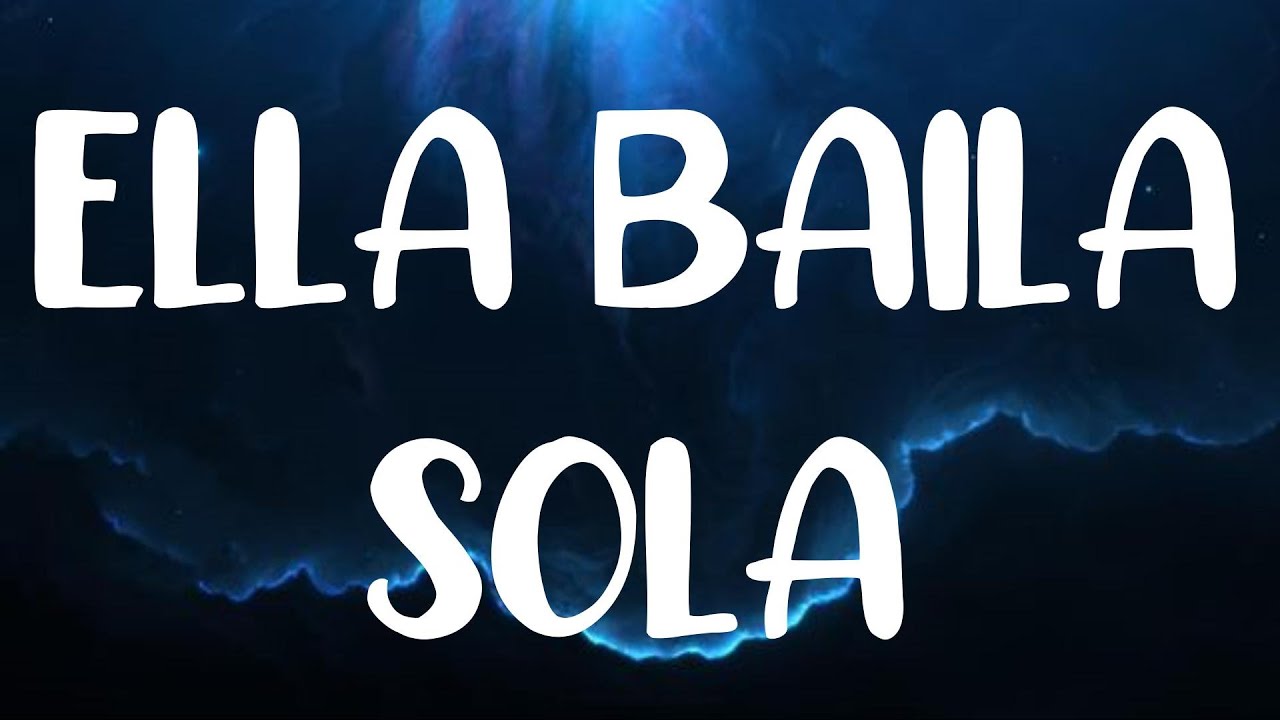 ELLA BAILA SOLA Peso Pluma LETRA - YouTube