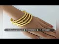 22kt gold traditional emerald bangles kotharijewelry.com