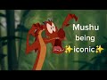 Mushu being iconic for about six minutes straight