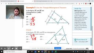 Example 3: Use the Triangle Midsegment Theorem
