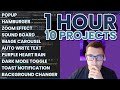 10 JavaScript Projects in 1 Hour - Coding Challenge 🔥