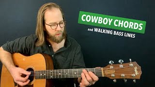 Cowboy chords & walking bass lines (Warm Up #16)
