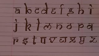Beautiful Calligraphy Alphabet A to Z | Lowercase Letters | Handwriting Practice
