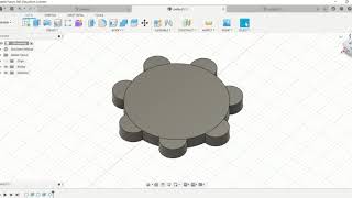 Fusion360 Tutorial 8 Patterns rectangular, circular, and path