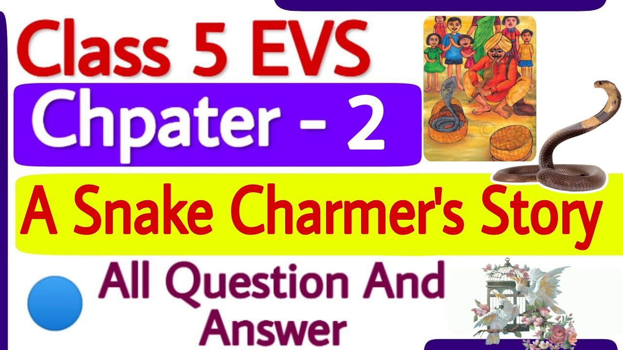 Class 5 EVS Chapter 2 Question Answer | A Snake Charmer's Story | Class ...