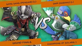 COS 1 - Game 2 - gang gang (penguhr) (L) VS. dair (Nozomu) (L) Spirits Amiibo Tournament SSBU