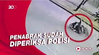 Rekaman CCTV Pengendara Moge Tabrak Pemotor Wanita di Bintaro