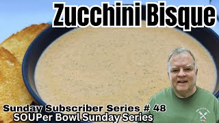 Zucchini Bisque-A thick tomato and zucchini based soup that’s creamy, smooth and delicious!