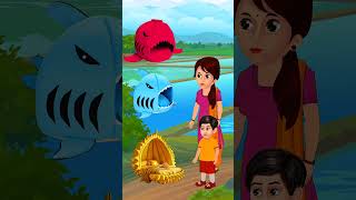 মাম্মা মাম্মা আমি কোন বিছানায় ঘুমাবো Bangla Cartoon Golpo Bhuter Cartoon Funny Bangla #shorts