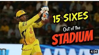 Top 10 Dhoni sixes  collection || #ipl #csk  #wcc