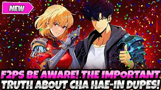 *F2Ps BE AWARE!* THE IMPORTANT TRUTH ABOUT CHA HAE-IN DUPES! WHAT'S COMING NEXT (Solo Leveling Arise
